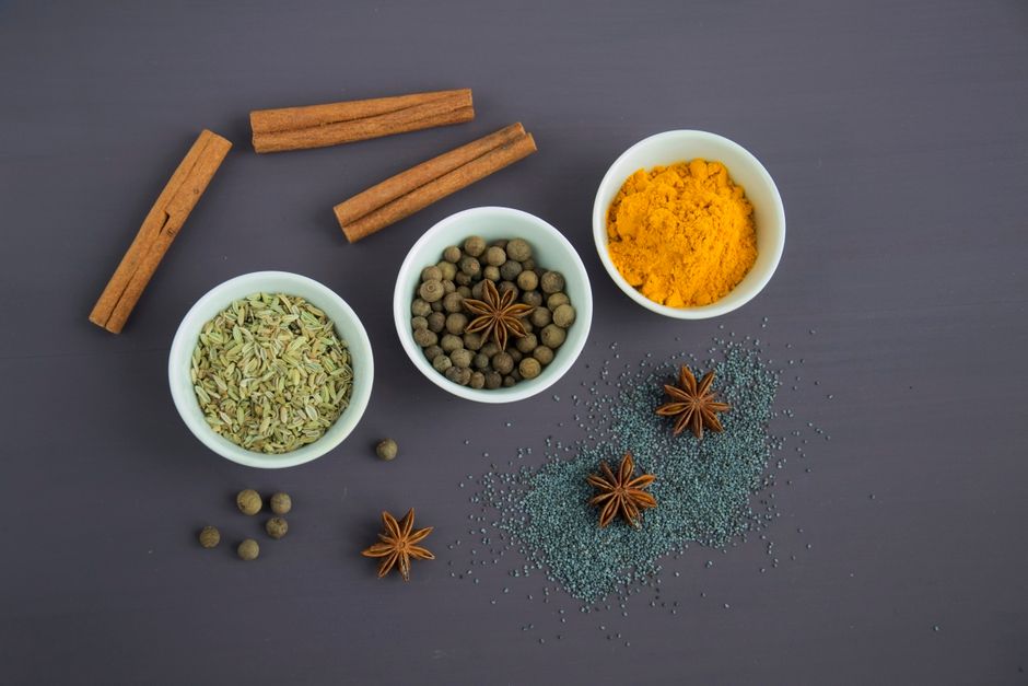 Koření, byliny a čerstvé ingredience